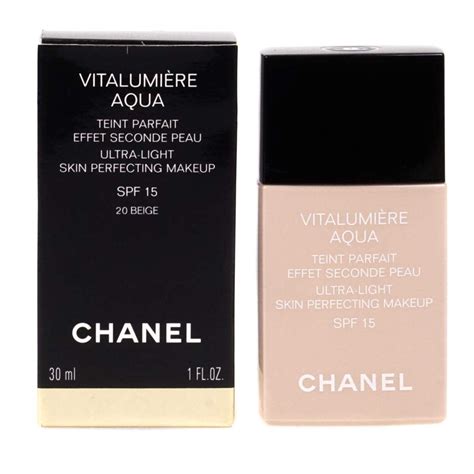 chanel vitalumiere aqua ounces|Chanel vitalumiere aqua 20 beige.